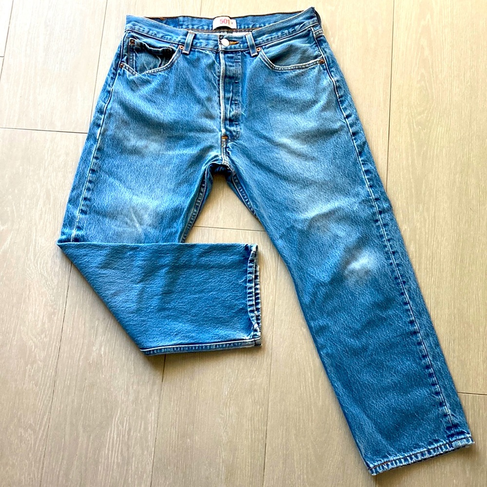 🌊Vintage Levi’s 501’s Unisex Denim 34x29🌊